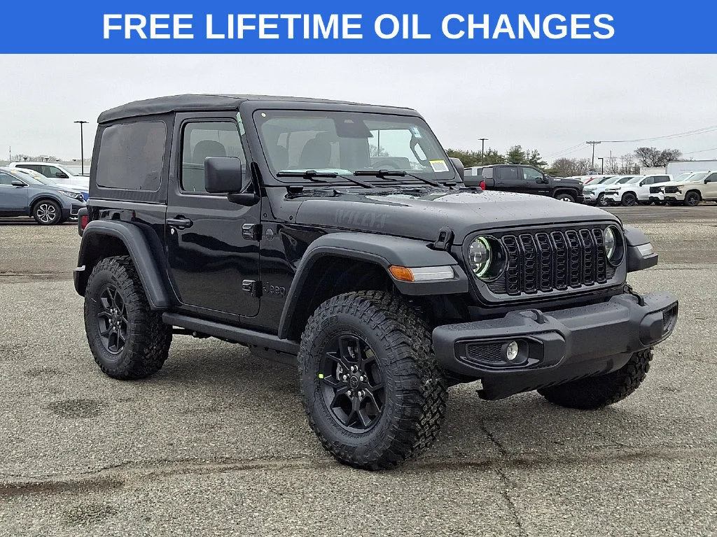 New 2026 Black Clear-Coat Exterior Paint Jeep Willys image 1