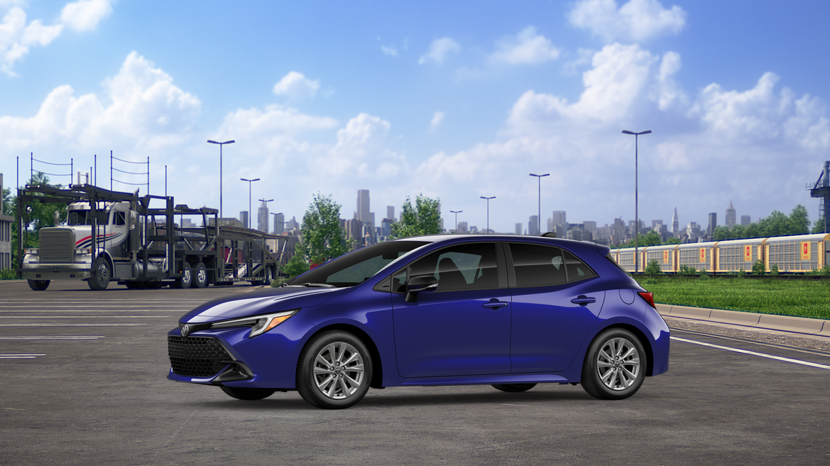 New 2026 Blue Crush Metallic Toyota SE image 3