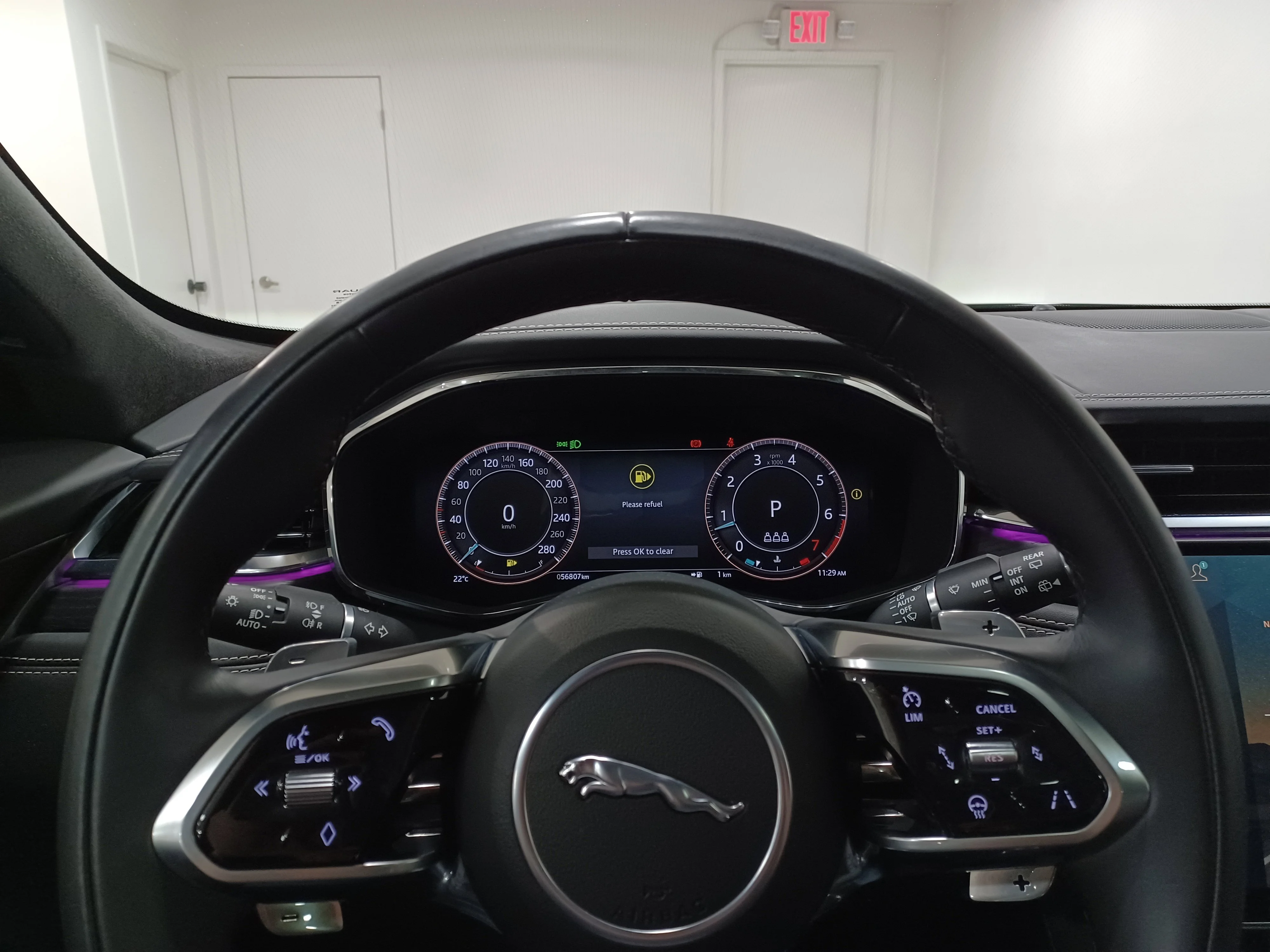 Used 2024 Santorini Black Metallic Jaguar P250 R-Dynamic S AWD*Adaptive Cruise | Nav | HUD | 360 Cam | Cooled Leather | Pano Roof | Htd Wheel image 15