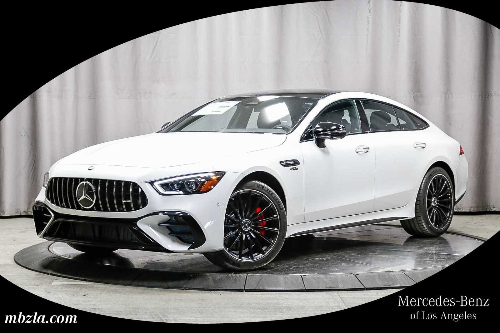 New 2026 MANUFAKTUR Moonlight White Metallic Mercedes-Benz AMG® GT 53 4-Door Coupe image 1