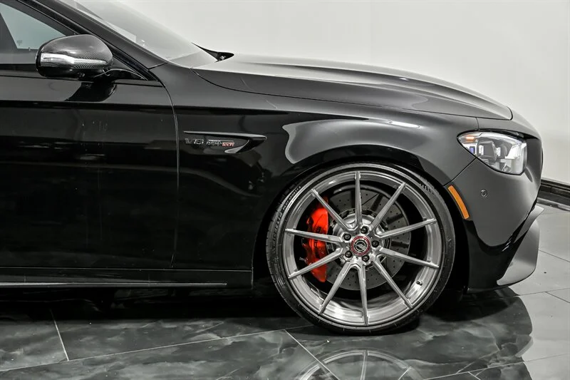 Used 2021 Obsidian Black Metallic Mercedes-Benz AMG® E 63 S-RENNTECH TUNE-AL13 WHEELS-PPF! image 22