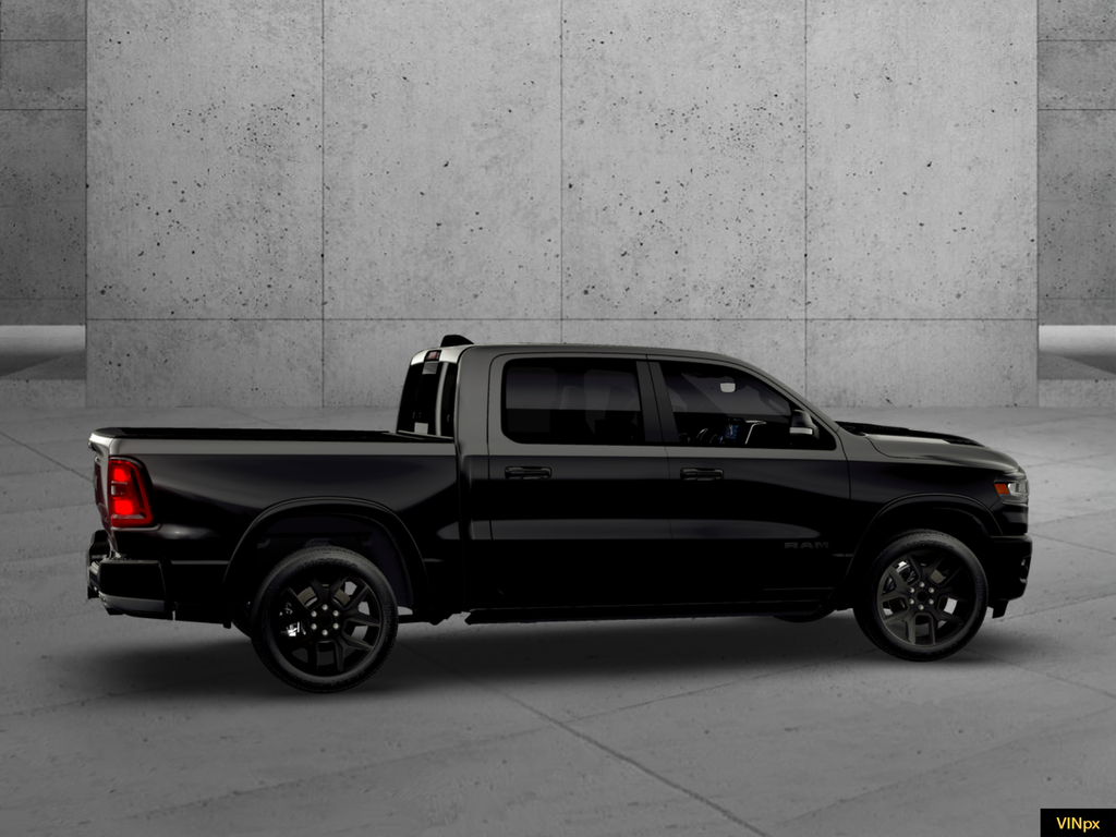 New 2026 Diamond Black Crystal Pearl-Coat Exterior Paint RAM Laramie image 14