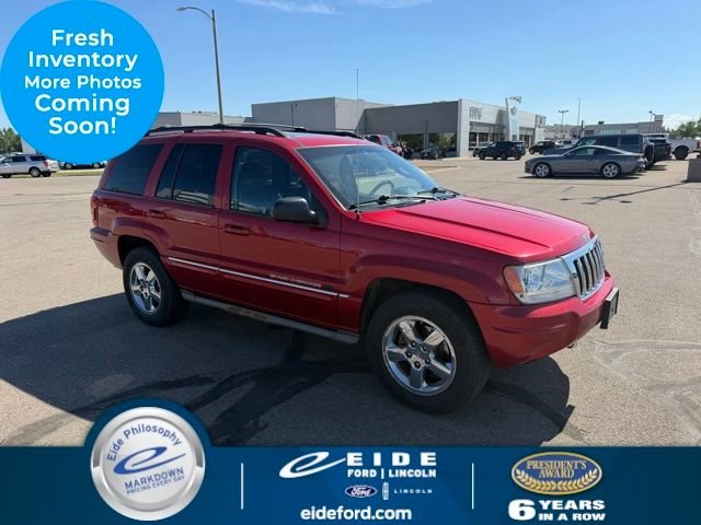 Used 2004 Jeep Grand Cherokee Overland with VIN 1J8GW68J54C286115 for sale in Mandan, ND
