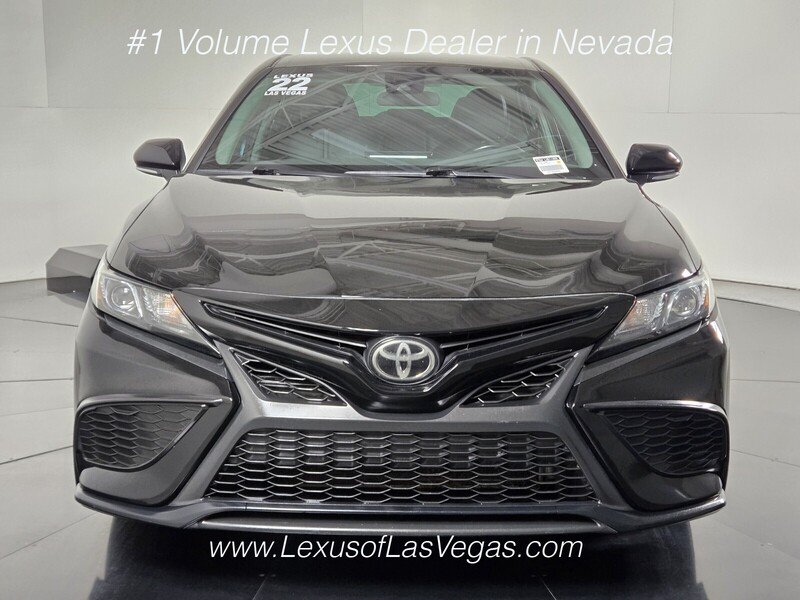 Used 2022 Midnight Black Metallic Toyota SE image 8