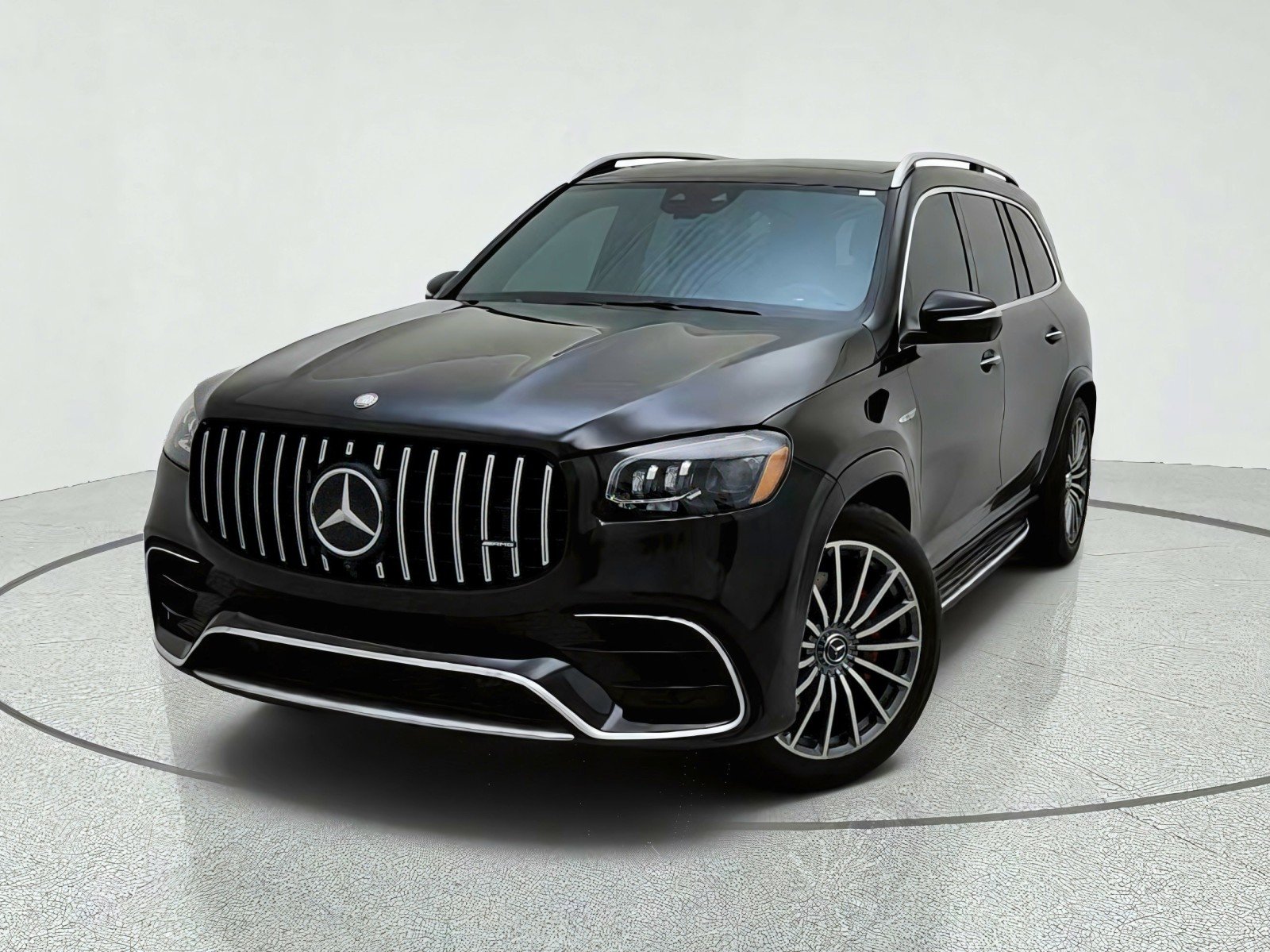 Certified Used 2025 Obsidian Black Metallic Mercedes-Benz AMG® GLS 63 image 2