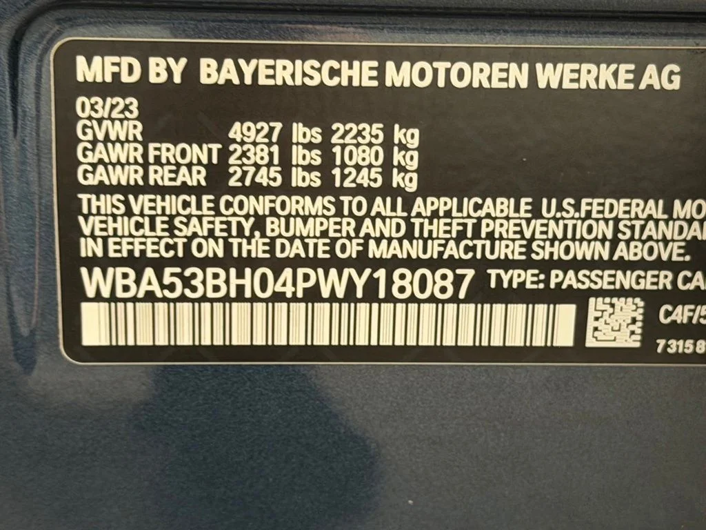 Used 2023 Blue BMW 530i image 41