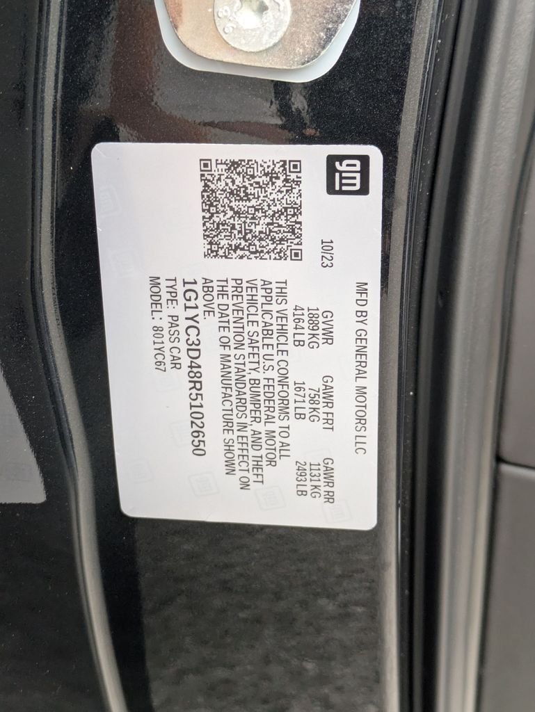 Used 2024 Black Chevrolet Stingray image 23
