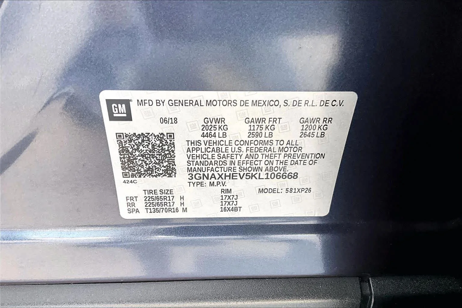 Used 2019 Storm Blue Metallic Chevrolet LS image 34