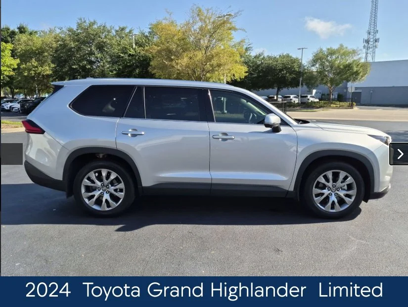 Used 2024 Silver Toyota Limited image 3