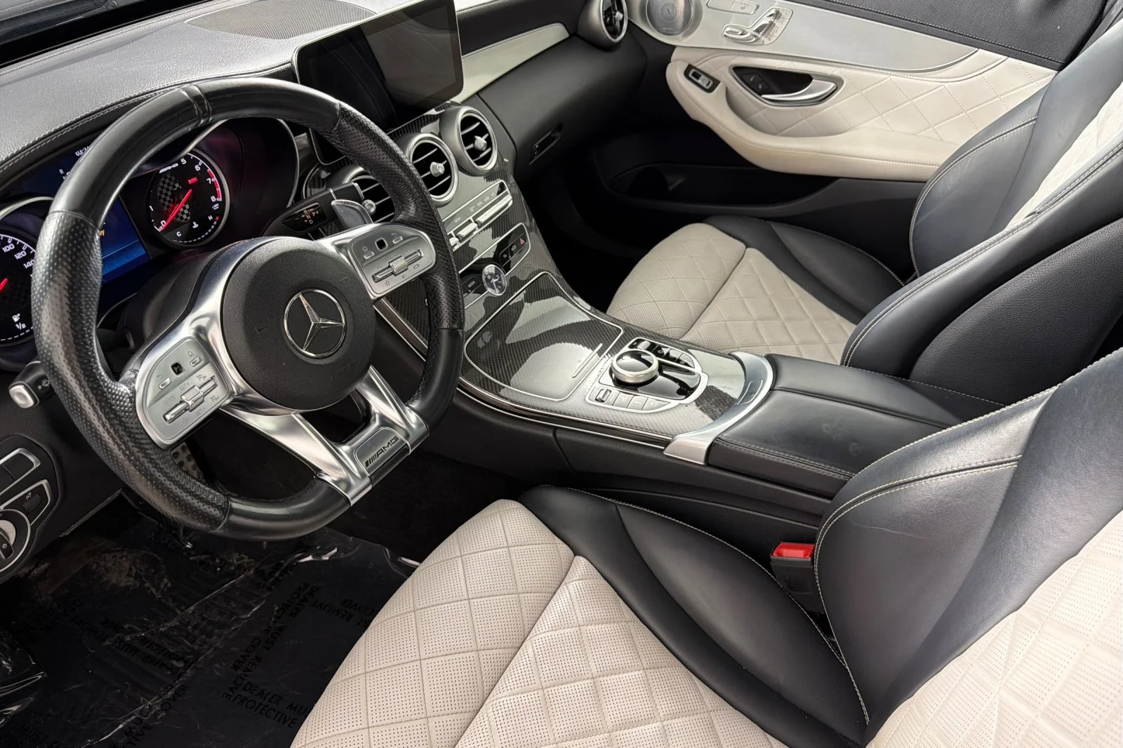 Used 2019 Black Mercedes-Benz AMG® C 43 4MATIC Sedan image 9
