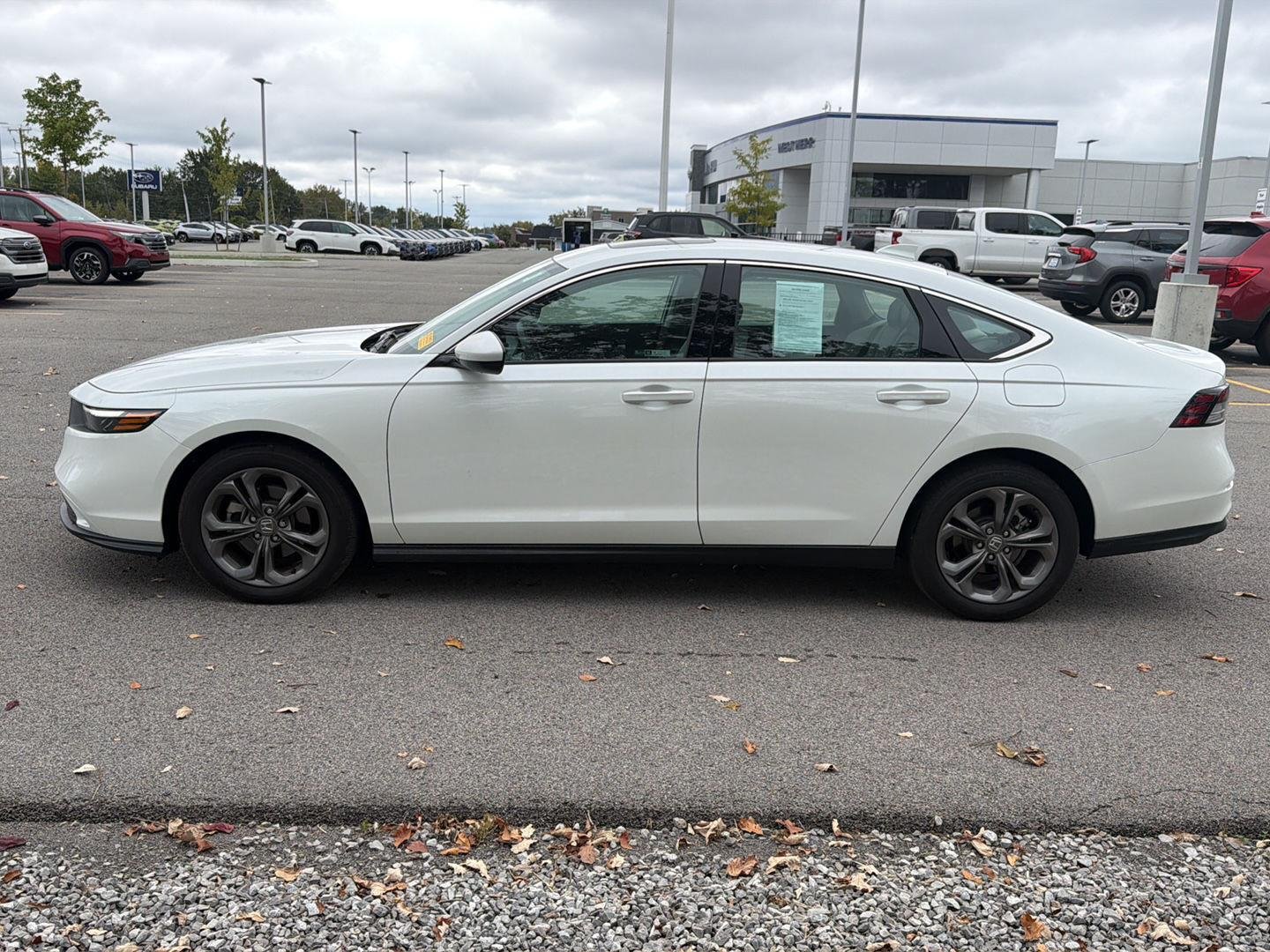 Used 2024 Platinum White Pearl Honda EX image 7
