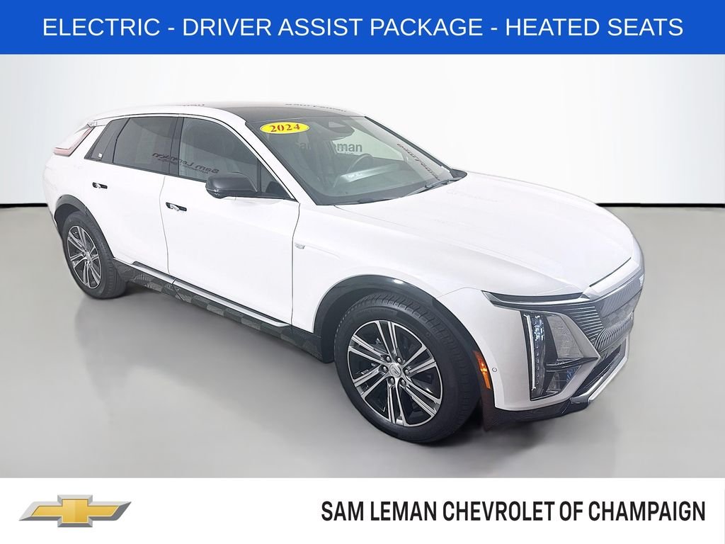 Used 2024 Cadillac LYRIQ Luxury 2 with VIN 1GYKPRRK3RZ118365 for sale in Champaign, IL