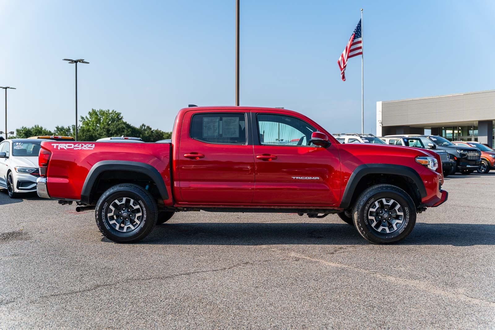 Used 2021 Red Toyota TRD Off-Road image 7