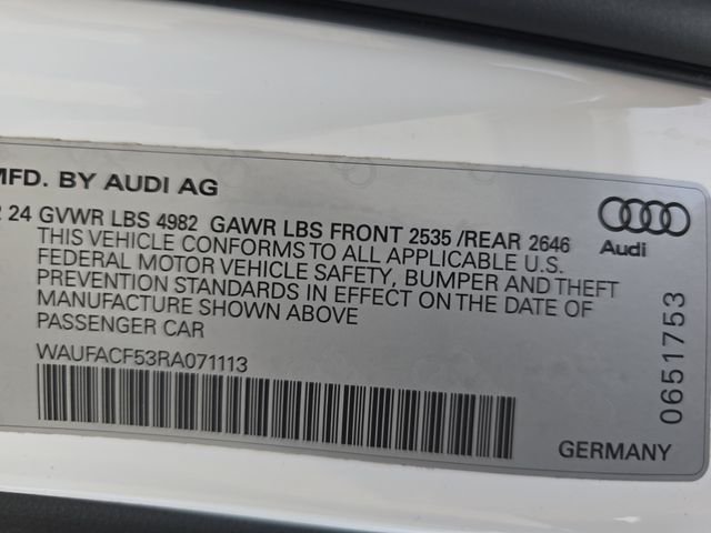 Used 2024 White Audi 45 S line Premium Plus image 38