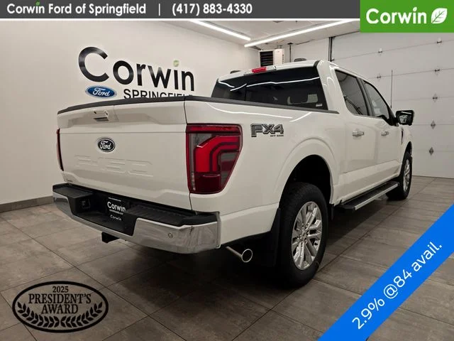 New 2026 Star White Metallic Tri-Coat Ford Lariat® image 8