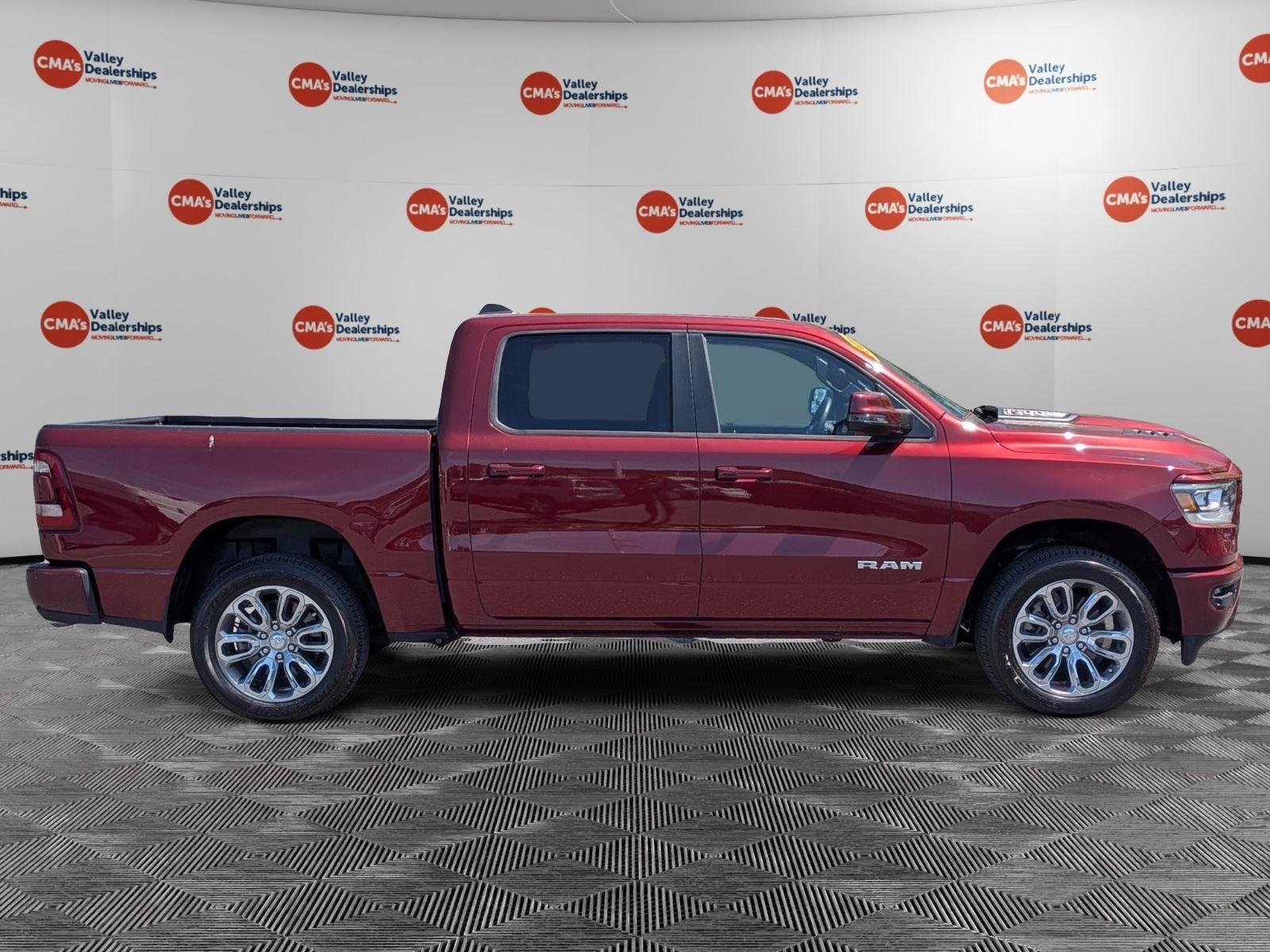 Used 2024 Delmonico Red Pearlcoat Ram Laramie image 4