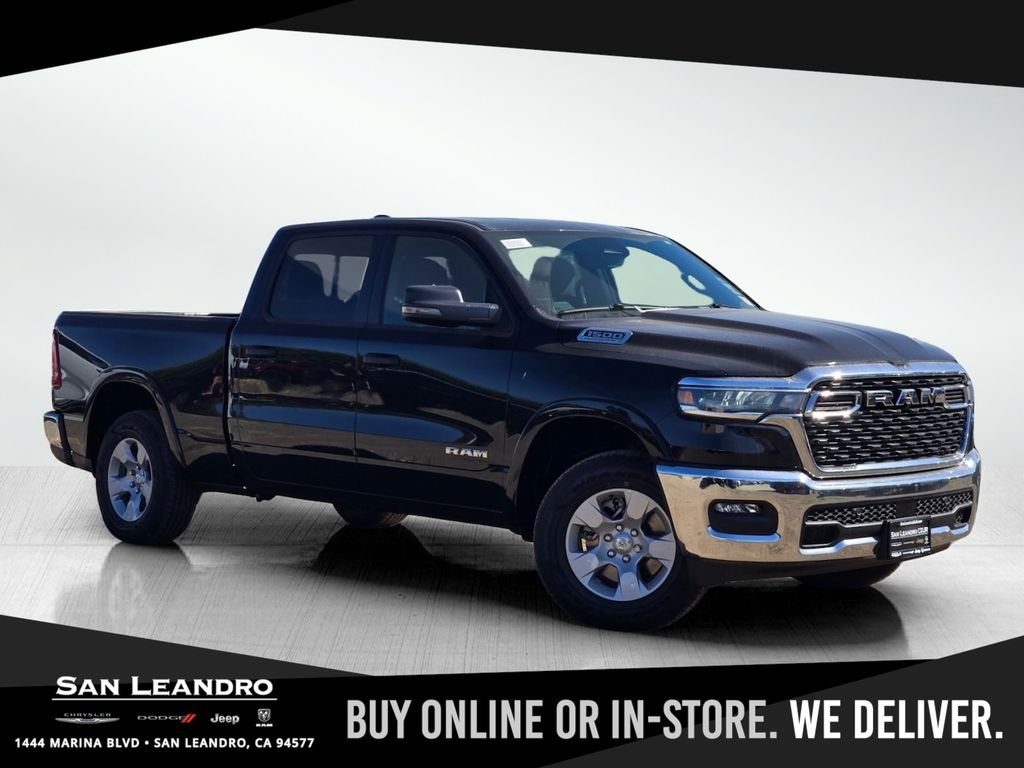 New 2026 Diamond Black Crystal Pearl-Coat Exterior Paint RAM Big Horn image 1