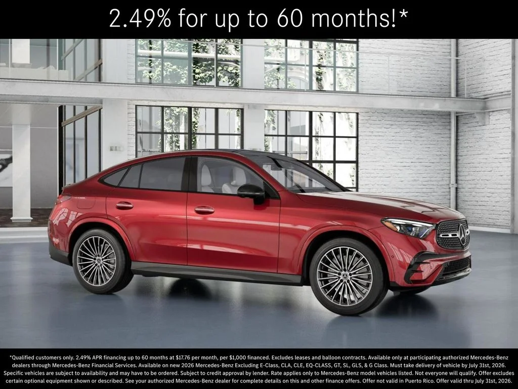 New 2026 MANUFAKTUR Patagonia Red Metallic Mercedes-Benz GLC 300 image 13