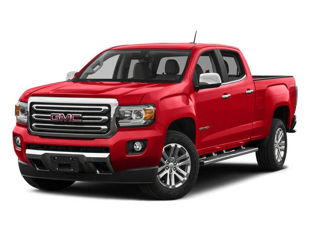 Used 2015 Cardinal Red GMC 4WD SLE image 1