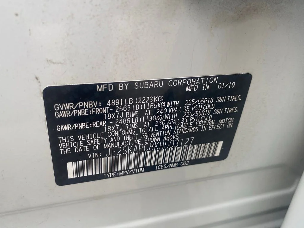 Used 2019 White Subaru Sport image 22