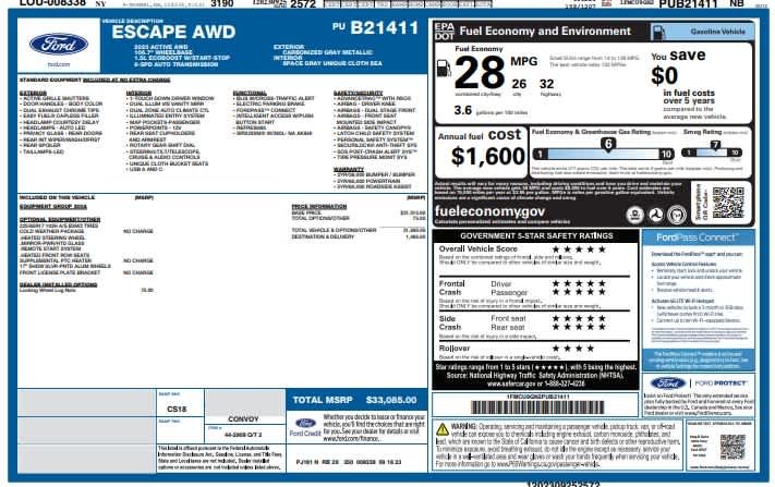Used 2023 Carbonized Gray Ford Active image 2