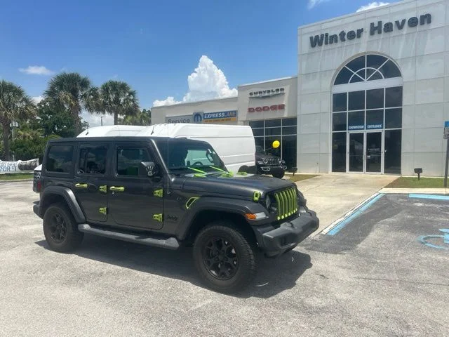 Used 2020 Gray Jeep Unlimited Willys image 1