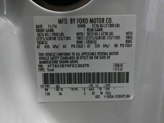 Used 2015 White Ford Lariat image 50