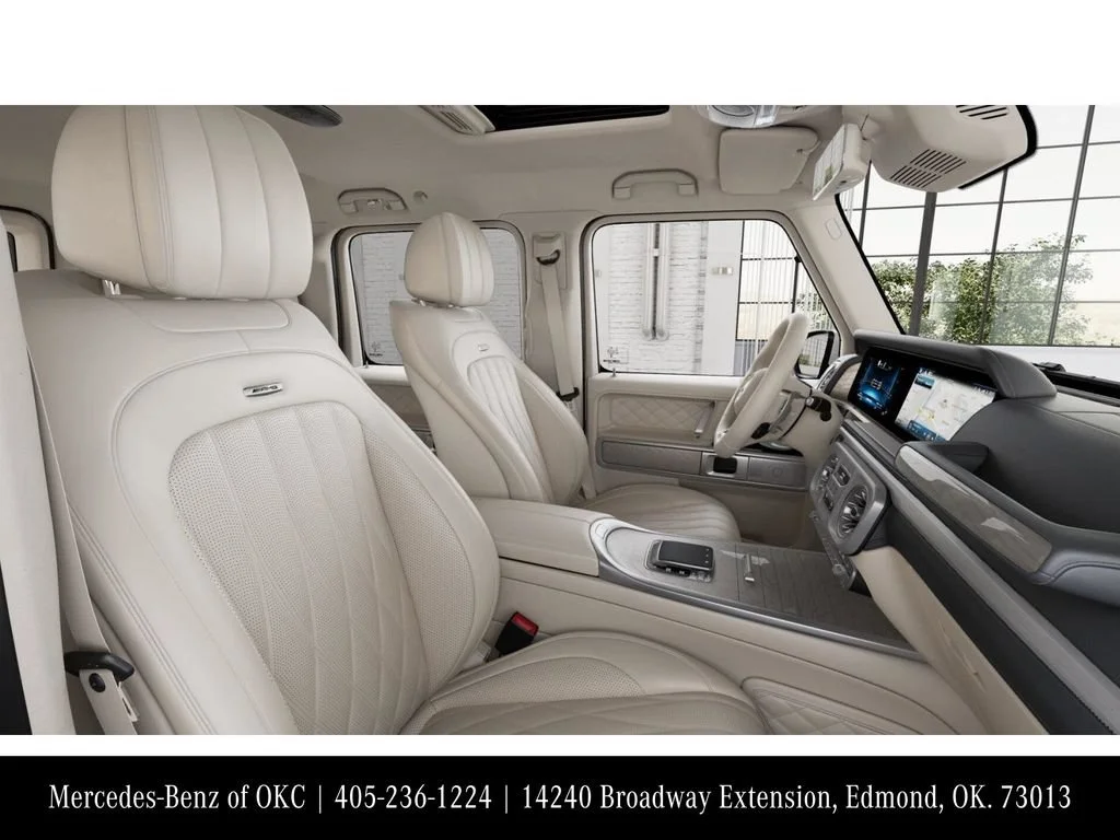 New 2027 MANUFAKTUR Moonlight White Metallic Mercedes-Benz AMG® G 63 SUV image 46