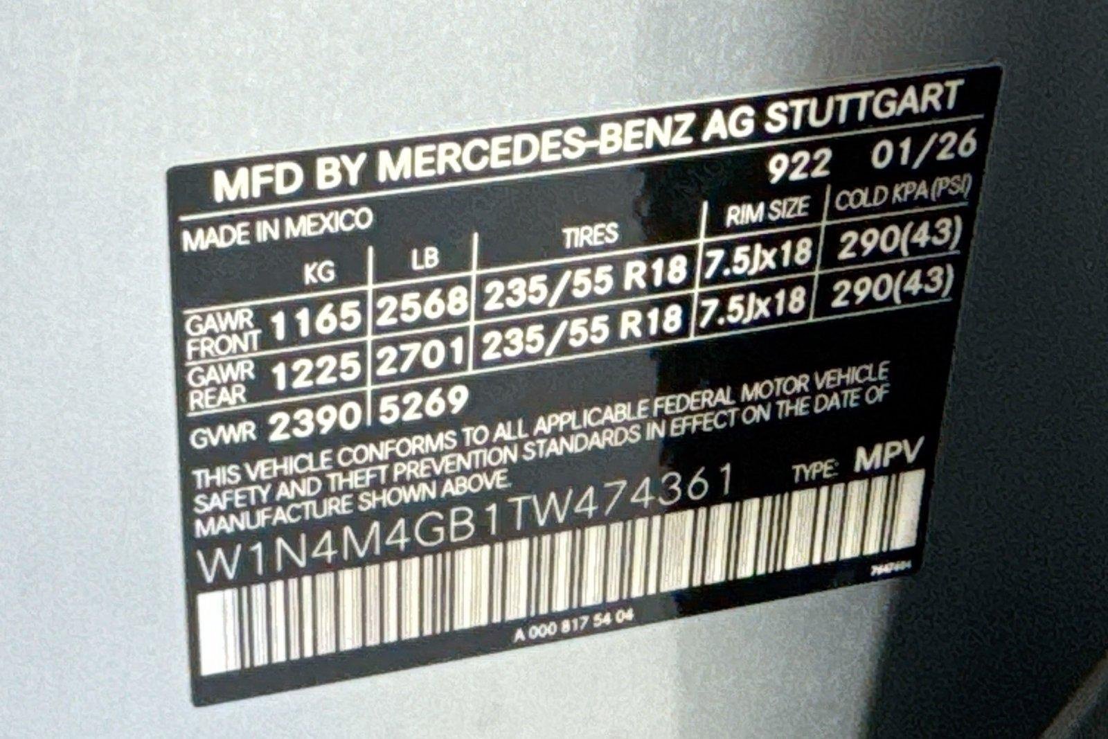 New 2026 Cirrus Silver Metallic Mercedes-Benz GLB 250 image 30