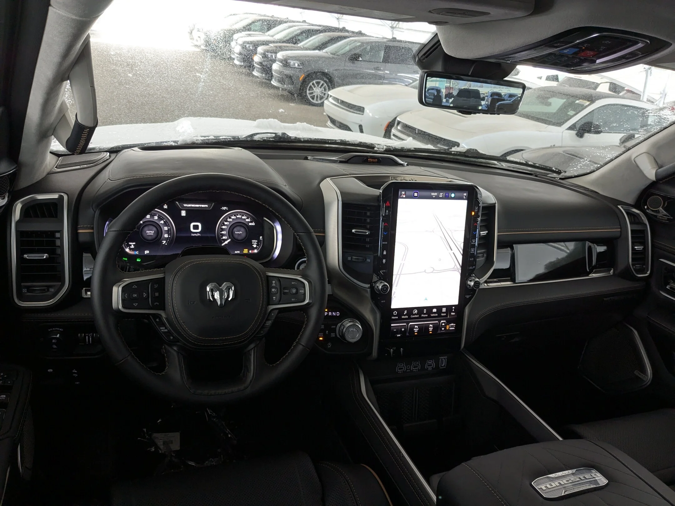 New 2026 White RAM Tungsten - - 4x4 - Massage Seats - Multi-Function Tailgate - Prem Lthr & More! image 25