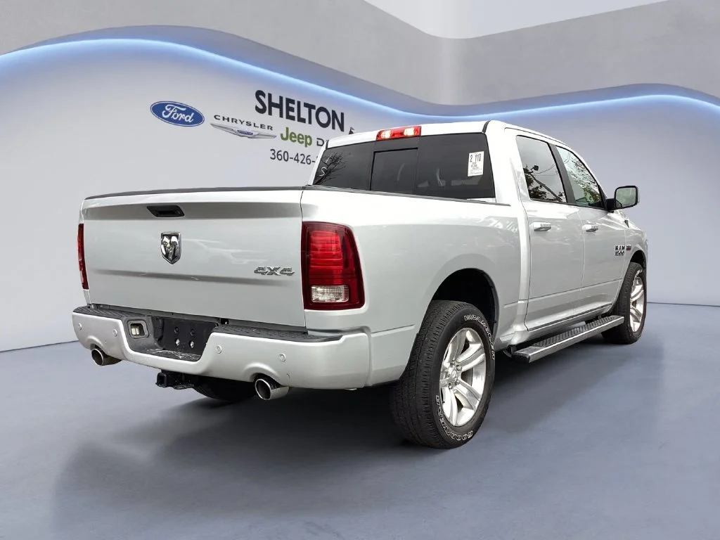 Used 2018 Bright Silver Clearcoat Metallic Ram Sport image 4