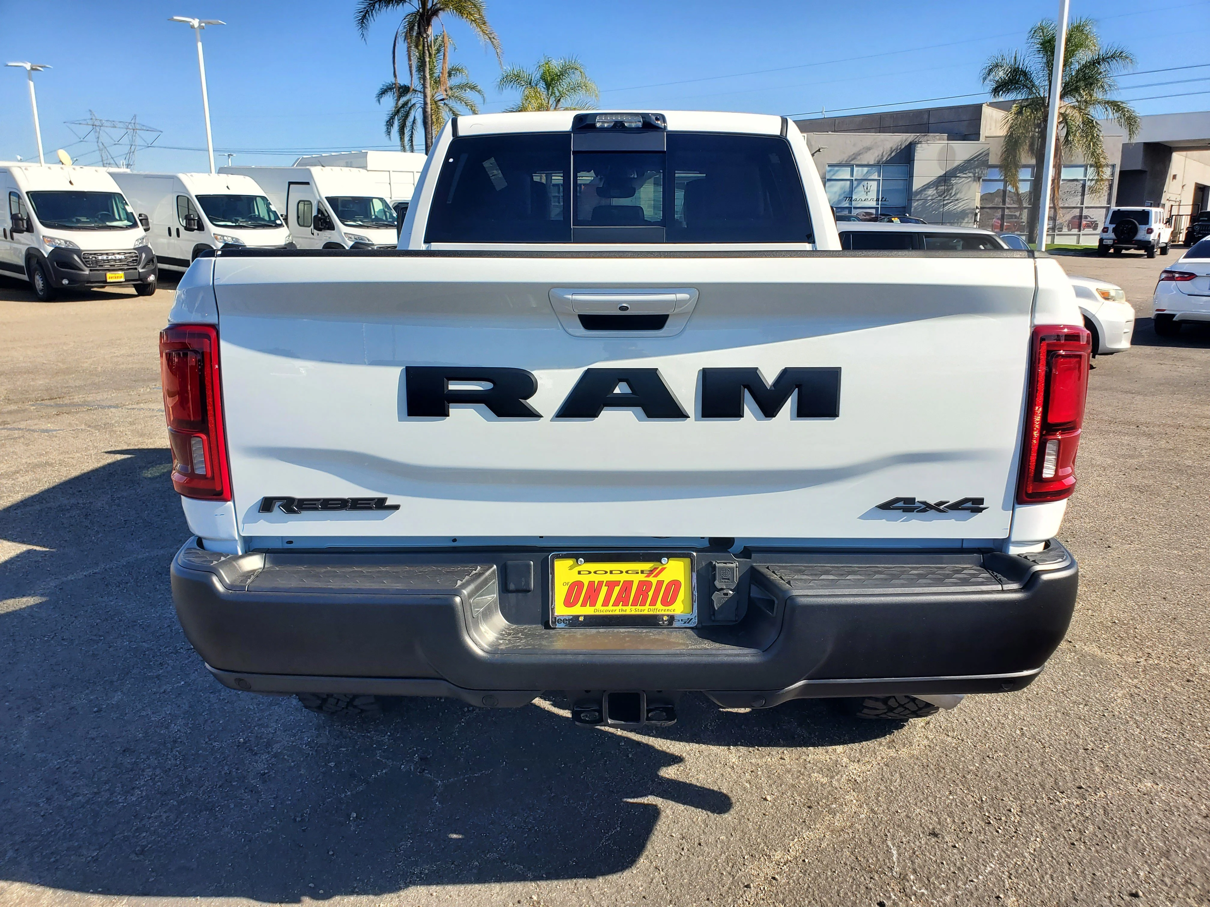 New 2026 Bright White Clearcoat RAM Rebel image 4