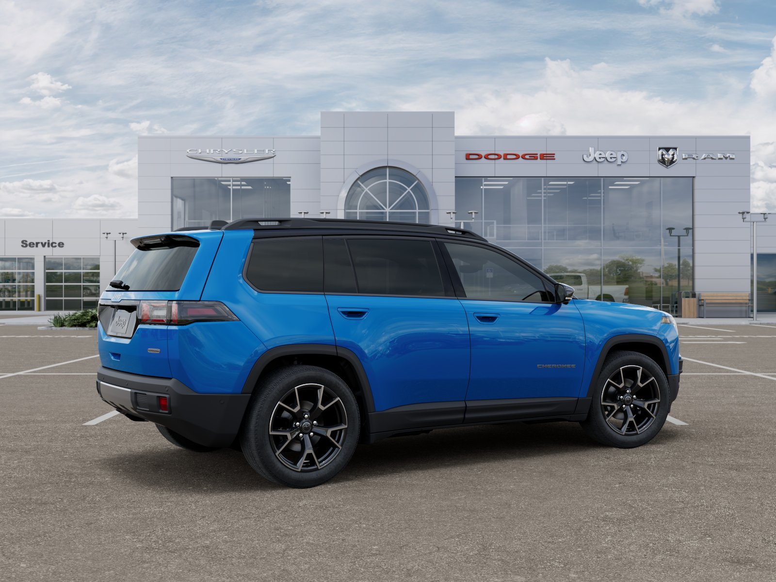 New 2026 Hydro Blue Pearl-Coat Exterior Paint Jeep Overland image 4