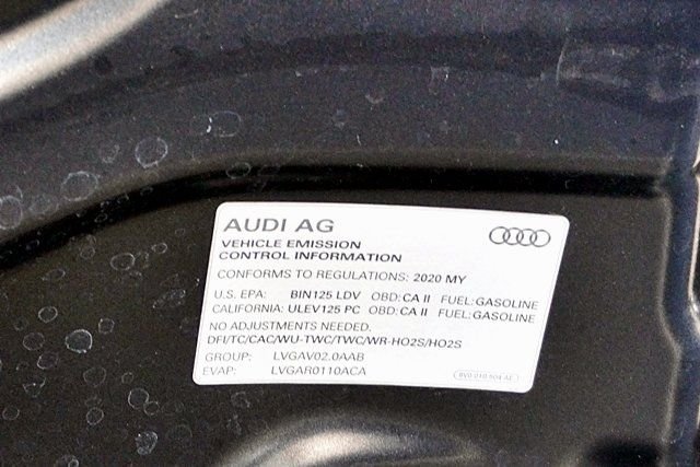 Used 2020 Gray Audi 2.0T Premium Plus image 36