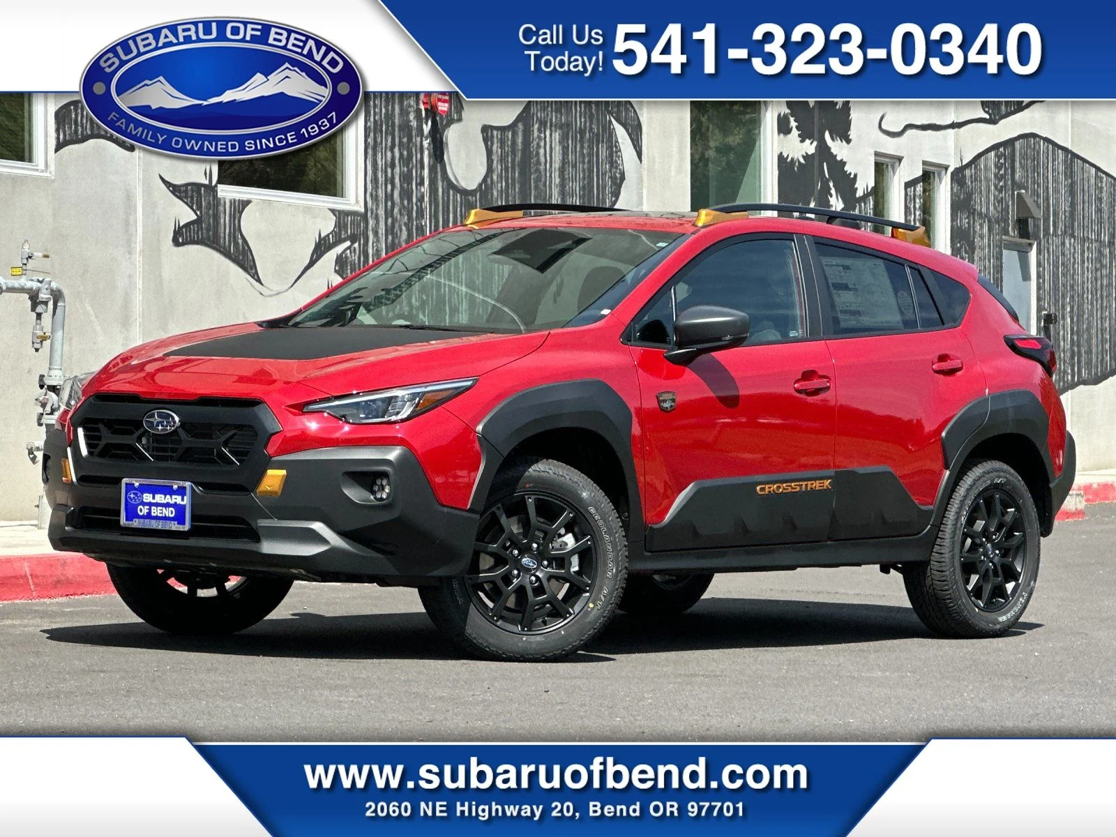 New 2026 LITHIUM RED PEARL Subaru Wilderness image 1