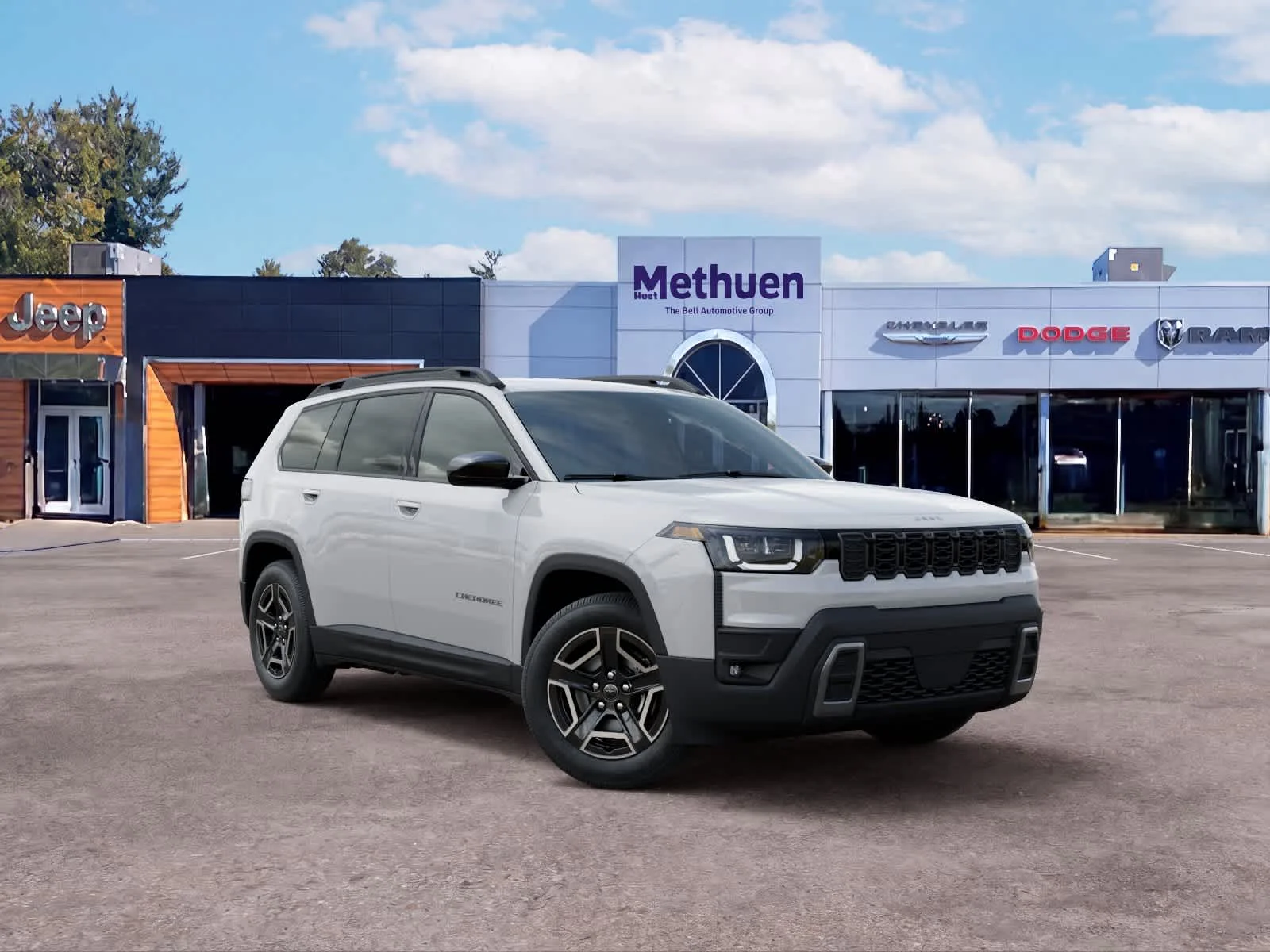 New 2026 Bright White Clear-Coat Exterior Paint Jeep Laredo image 5