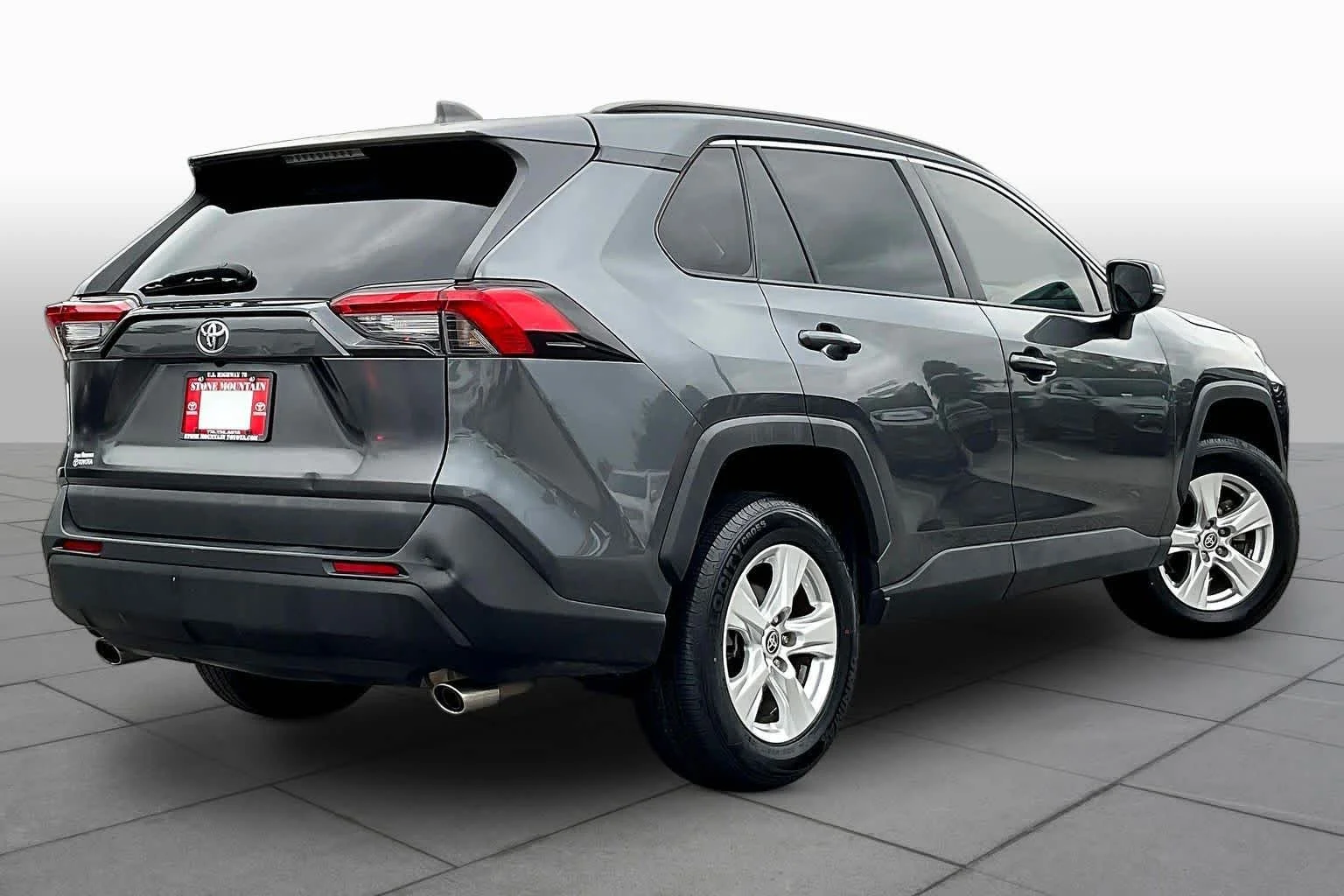 Used 2021 Magnetic Gray Metallic Toyota XLE image 12
