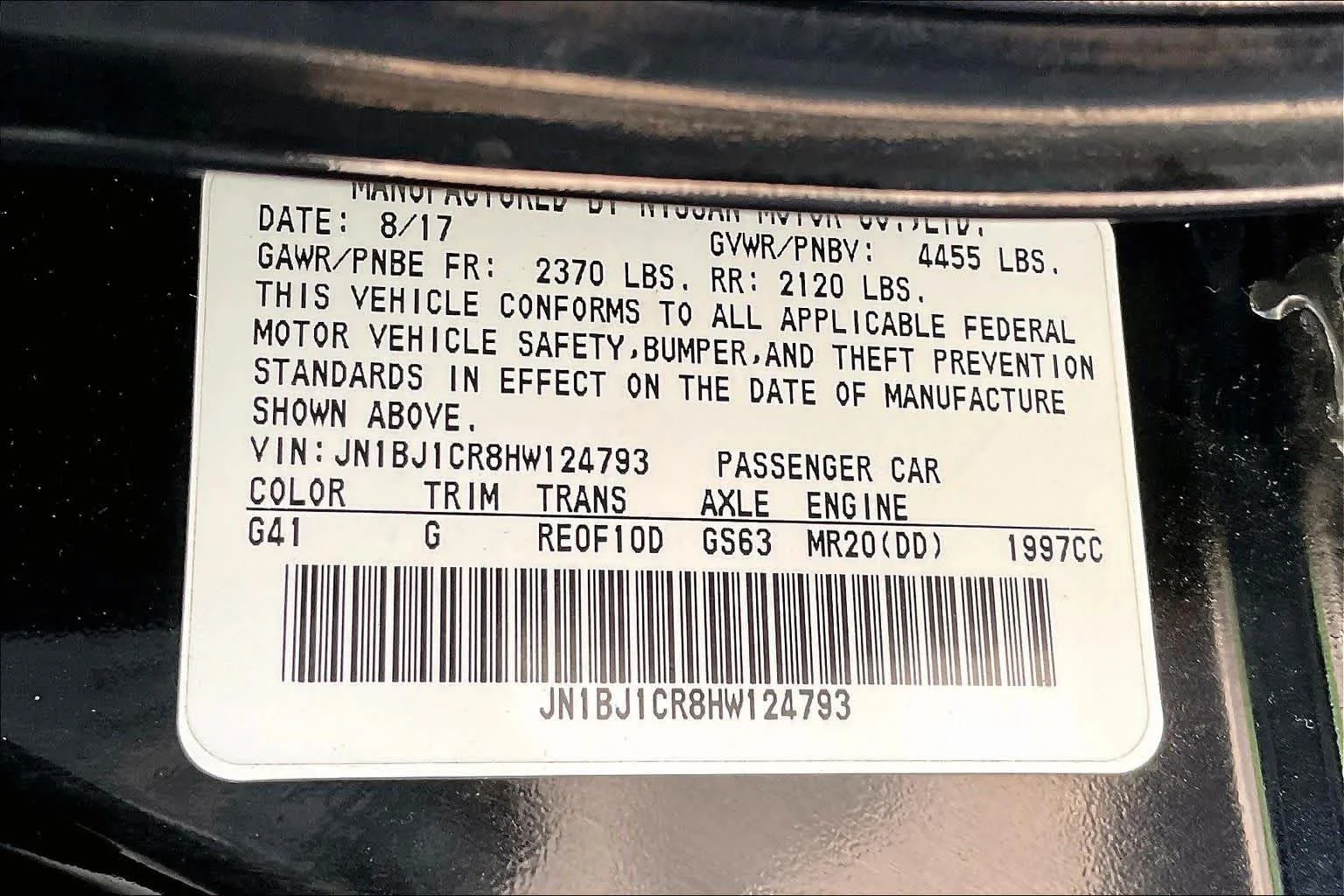 Used 2017 Magnetic Black Nissan SV image 35