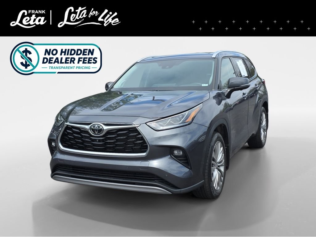 Used 2023 Magnetic Gray Metallic Toyota Platinum image 1