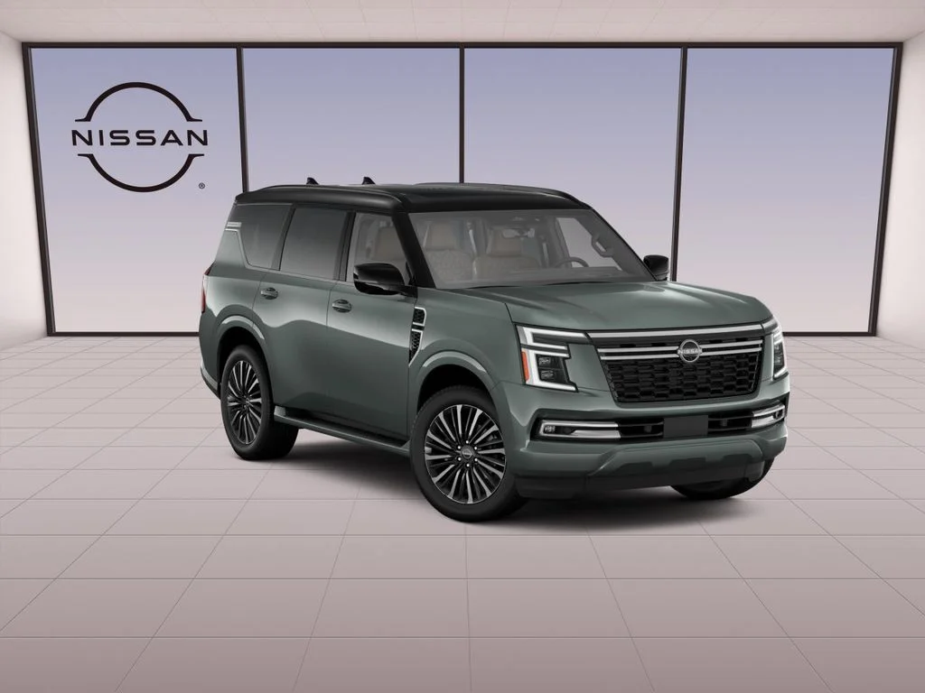 New 2026 Alpine Metallic / Super Black Two-tone Nissan Platinum Reserve image 3