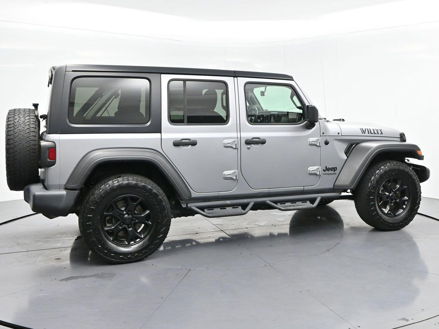 Used 2021 Billet Silver Metallic Clearcoat Jeep Unlimited Willys image 7