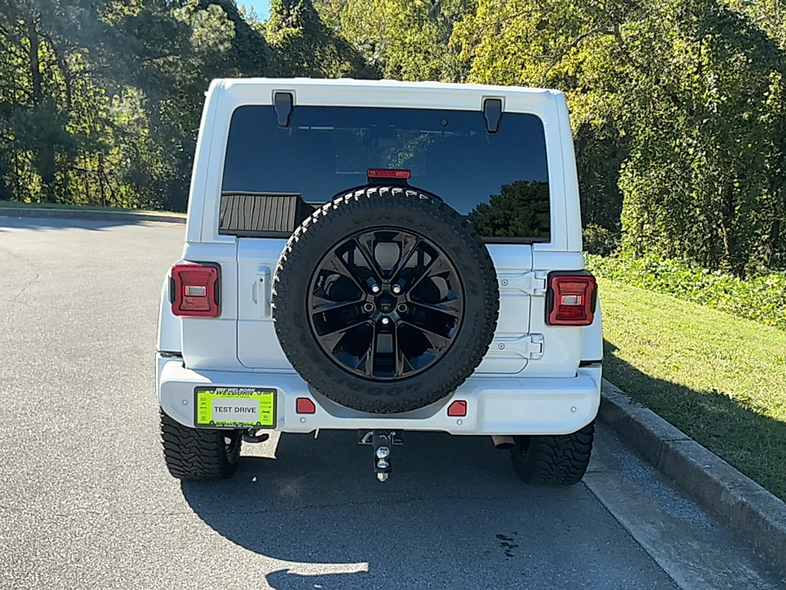 Used 2021 Bright White Clearcoat Jeep High Altitude 4x4 image 19