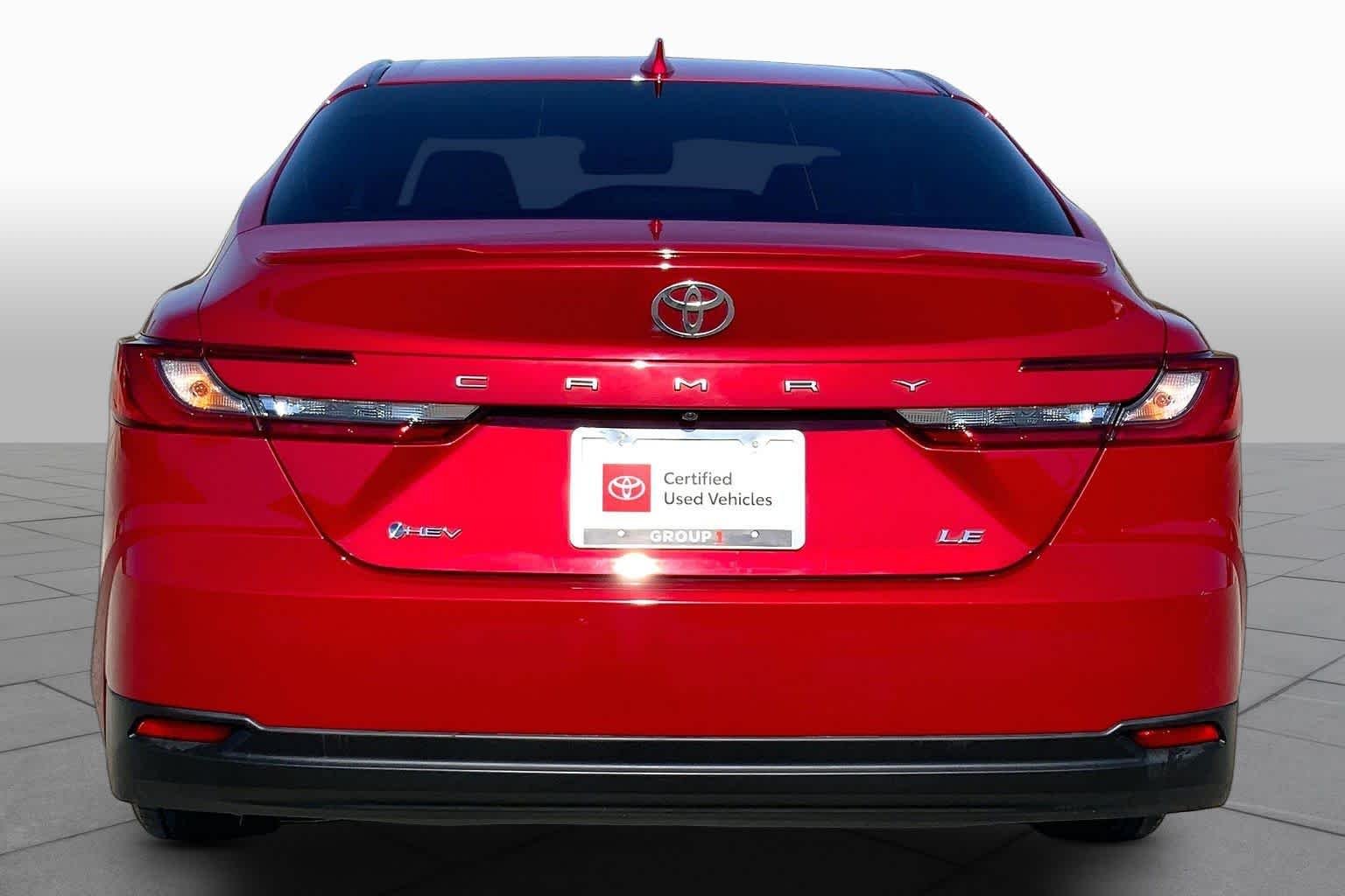 Used 2025 Supersonic Red Toyota LE image 5