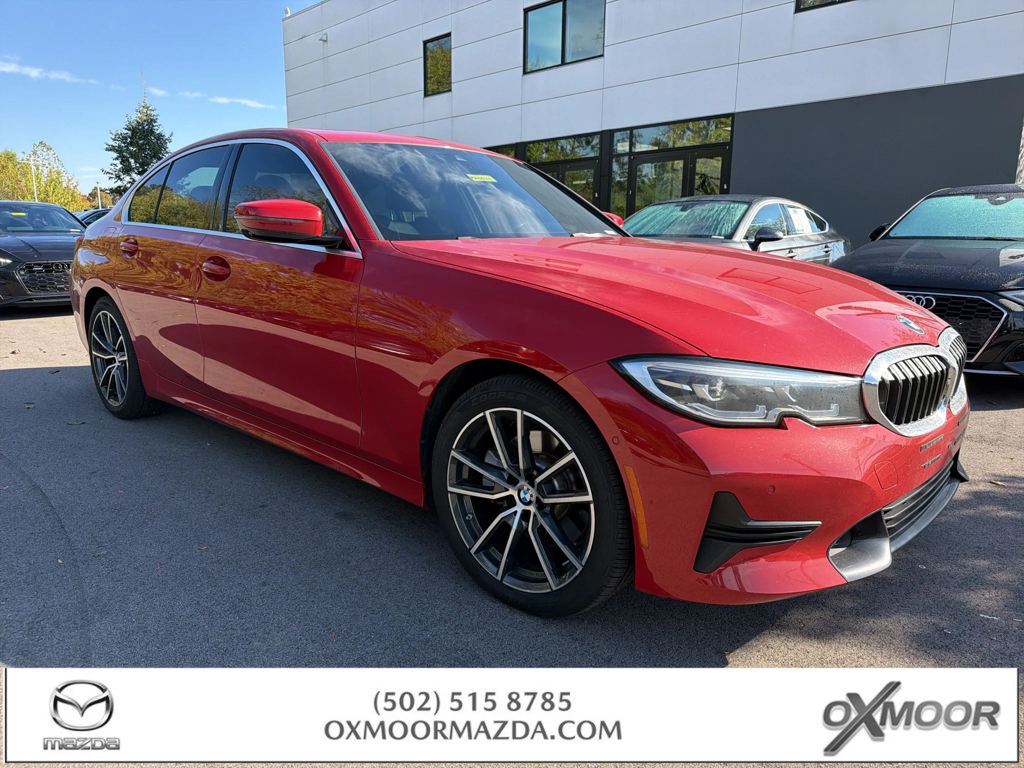 Used 2020 Melbourne Red Metallic BMW 330i image 1