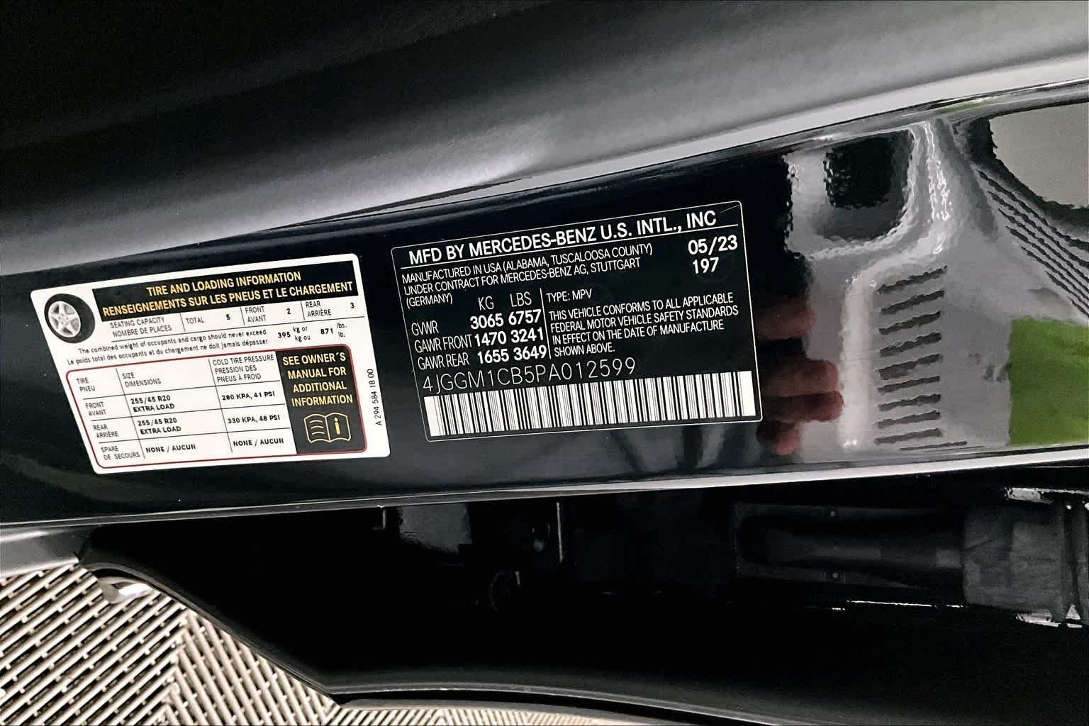 Used 2023 Obsidian Black Metallic Mercedes-Benz EQE 350 image 30