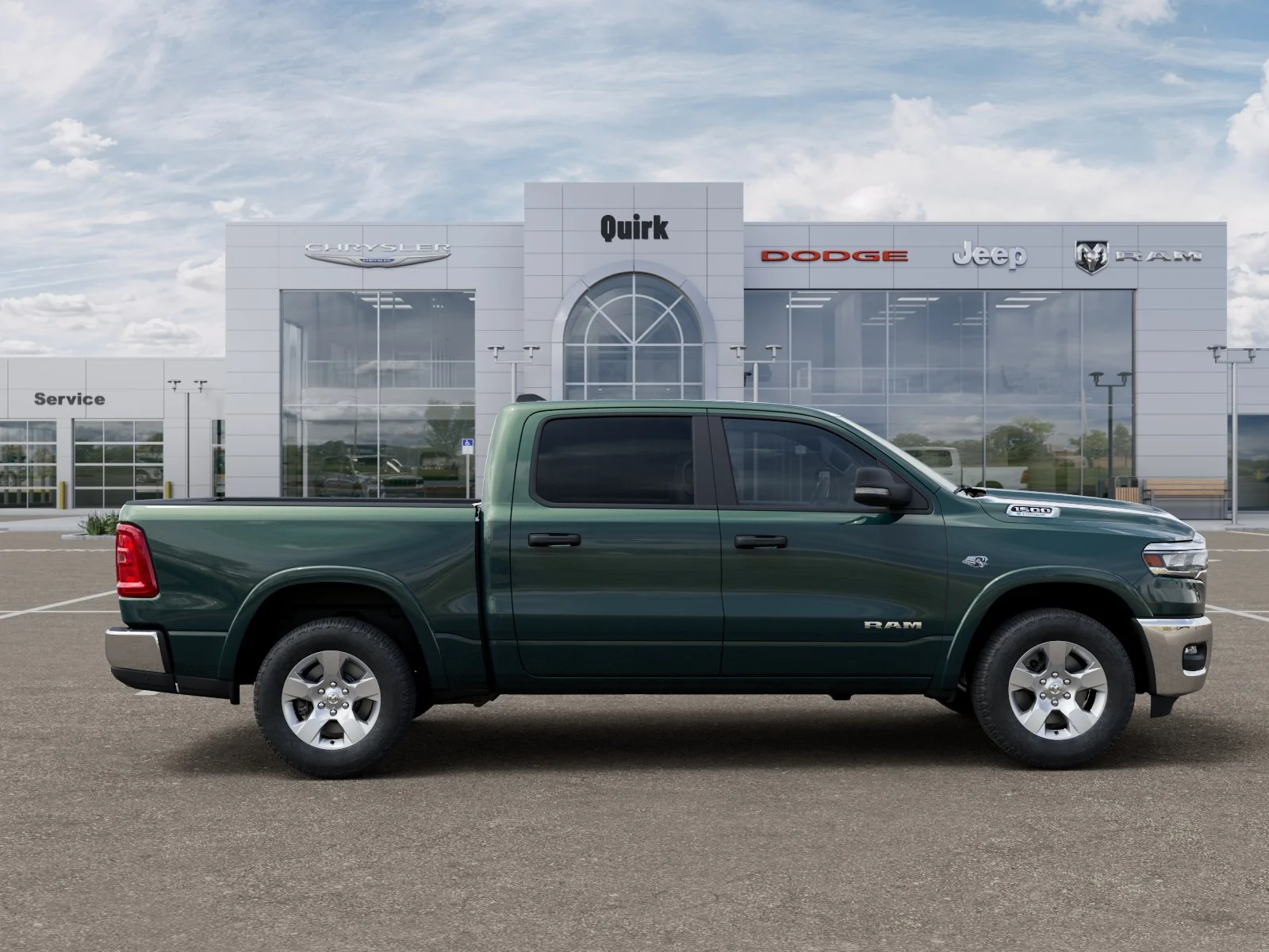 New 2026 Serrano-Green Metallic Exterior Paint RAM Big Horn image 47