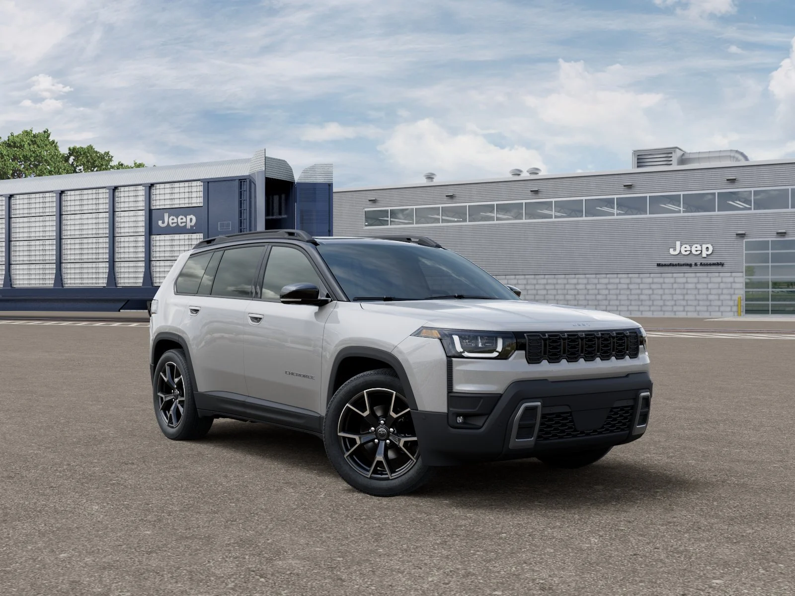 New 2026 Silver Zynith Clear-Coat Exterior Paint Jeep Overland image 3