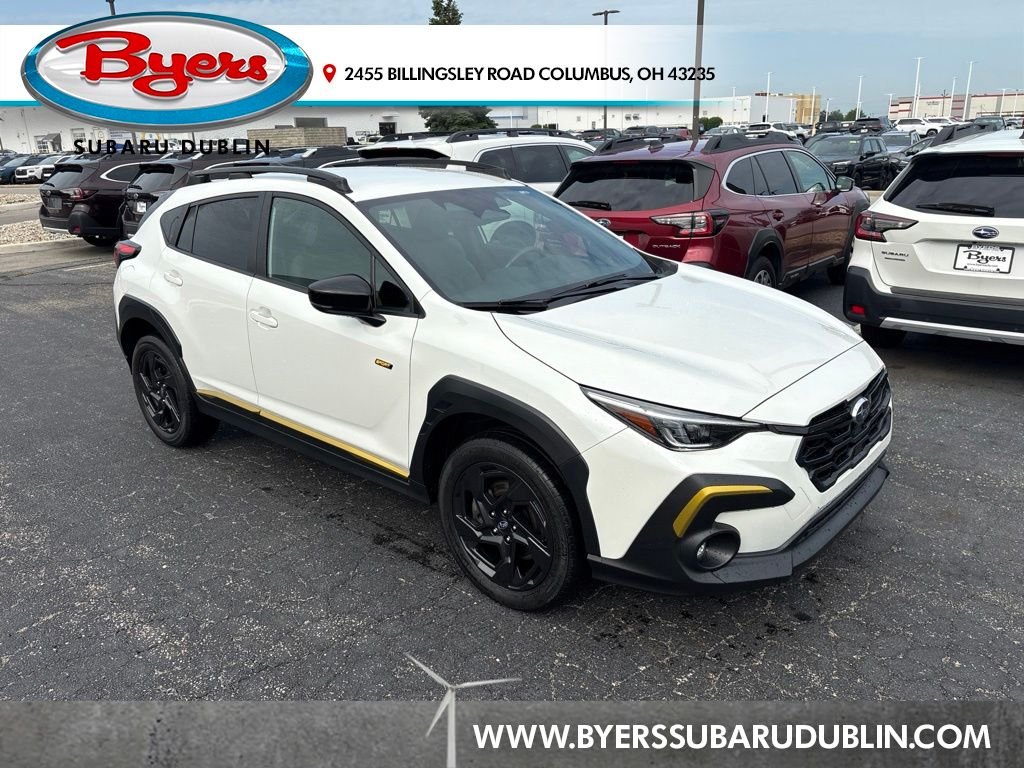 Certified Used 2024 White Subaru Sport image 1