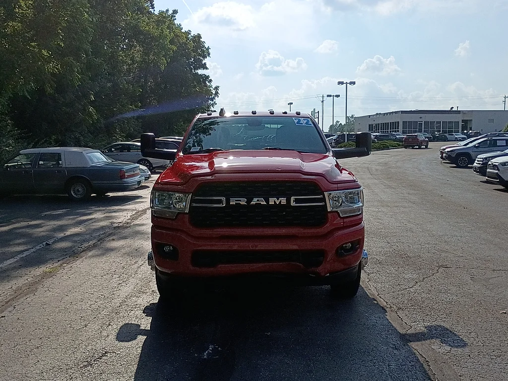 Used 2022 Flame Red Clear Coat Ram Lone Star image 8