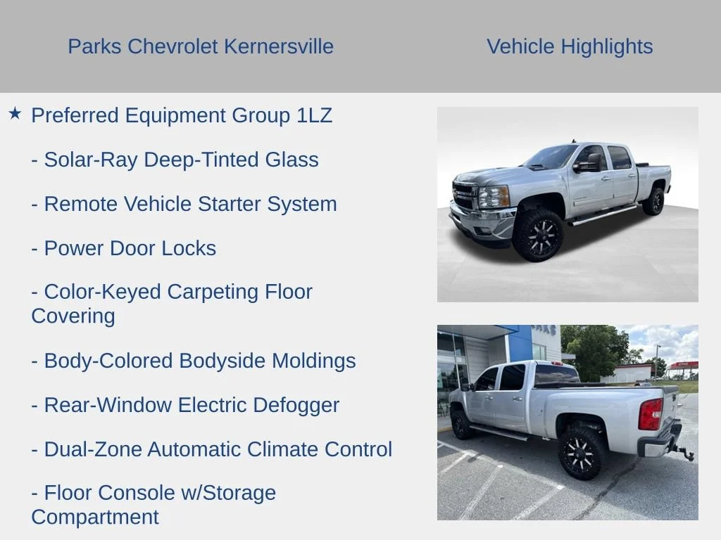 Used 2013 SILVER ICE METALLIC Chevrolet SRW LTZ image 11
